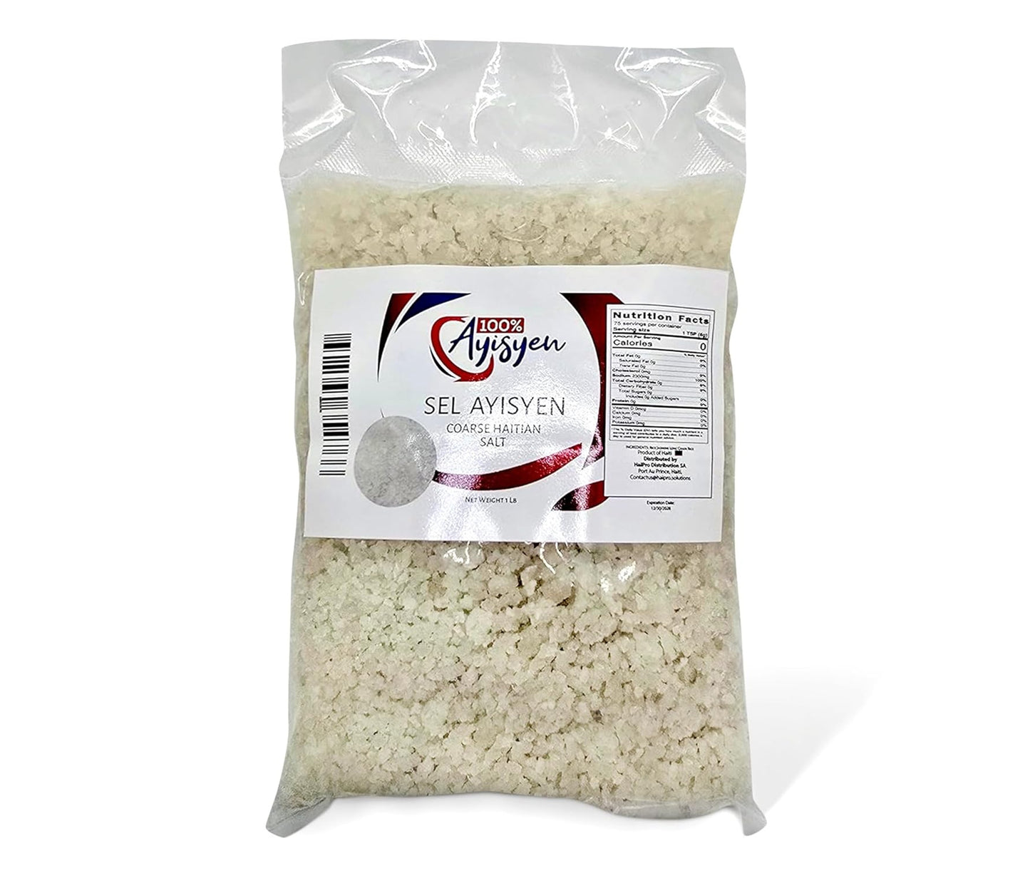 Coarse Sea salt. Authentic Sel Haitian