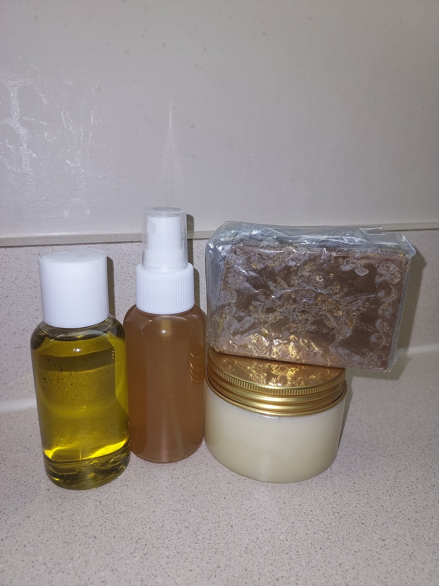 Organic Hair Set | Natural Hair| Shampoo Gift Box | Hair Care| Organic Pomade | Travel size Gift Set