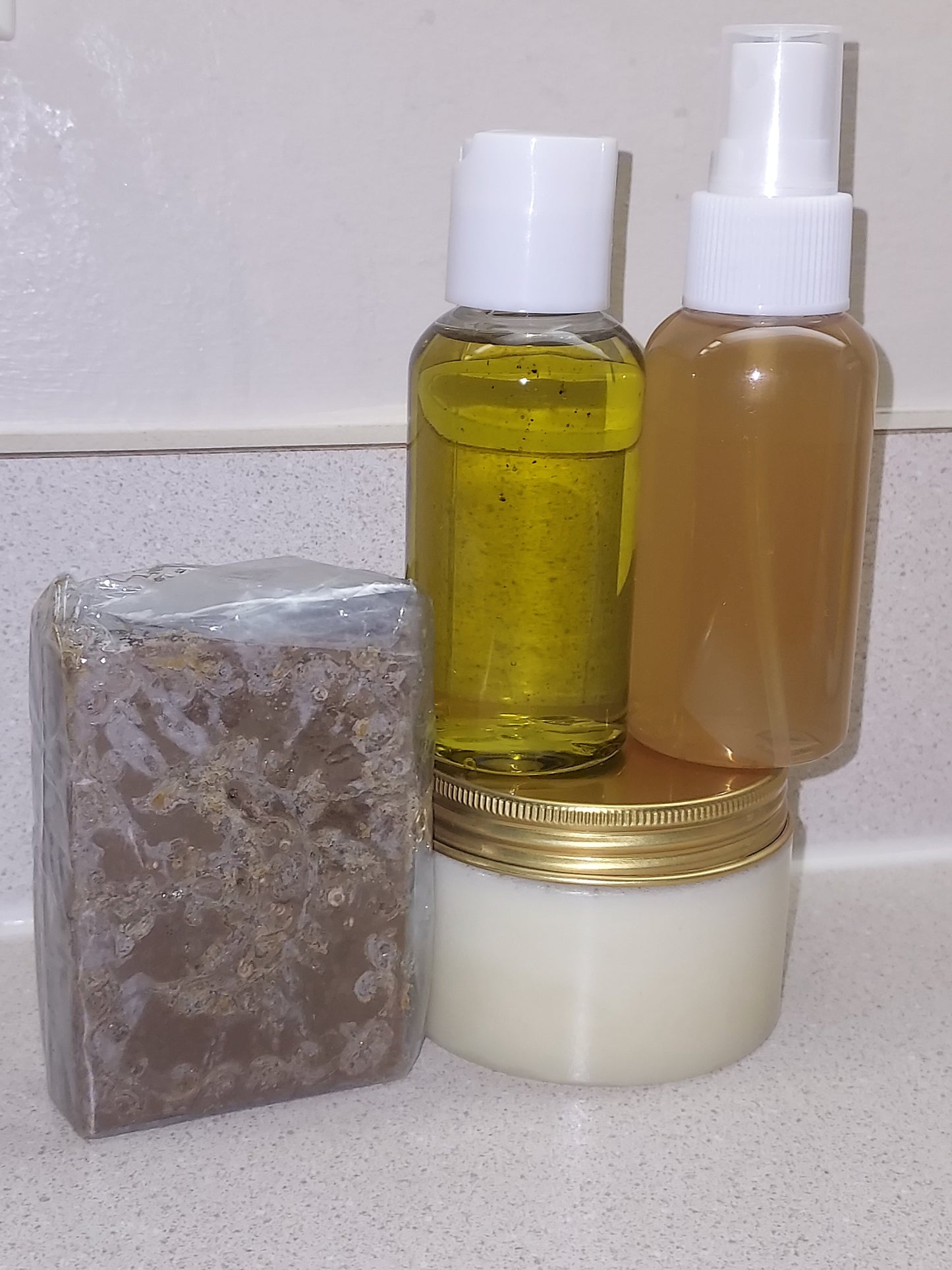 Organic Hair Set | Natural Hair| Shampoo Gift Box | Hair Care| Organic Pomade | Travel size Gift Set