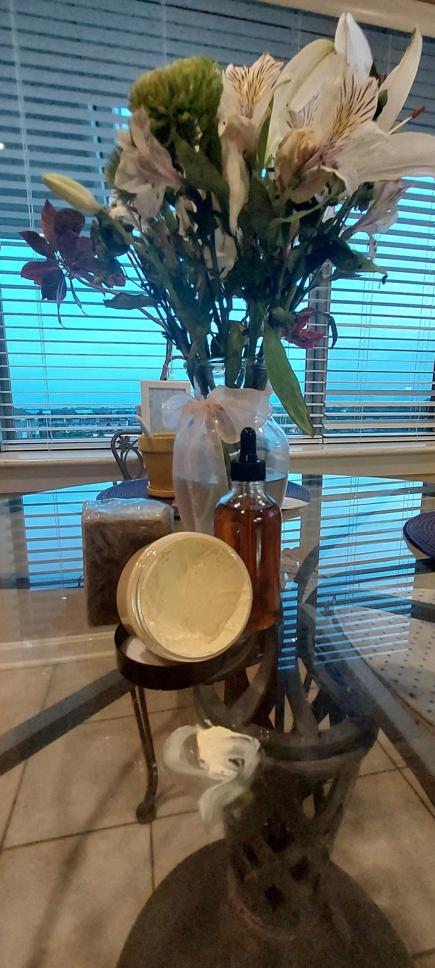 Organic Edge creme and Serum| Natural Hair set | Organic Edge Pomade | Hair Moisturizer/Organic Serum