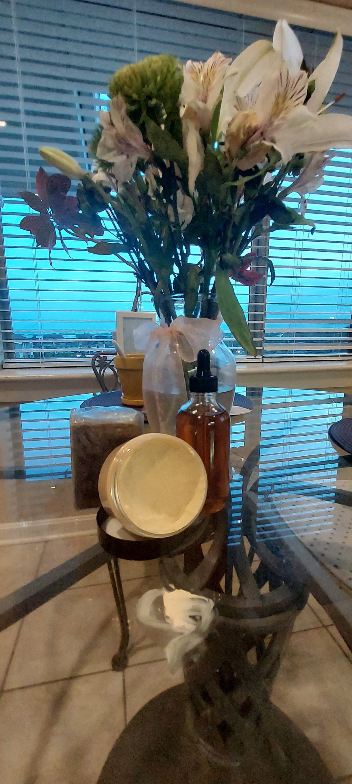 Organic Edge creme and Serum| Natural Hair set | Organic Edge Pomade | Hair Moisturizer/Organic Serum