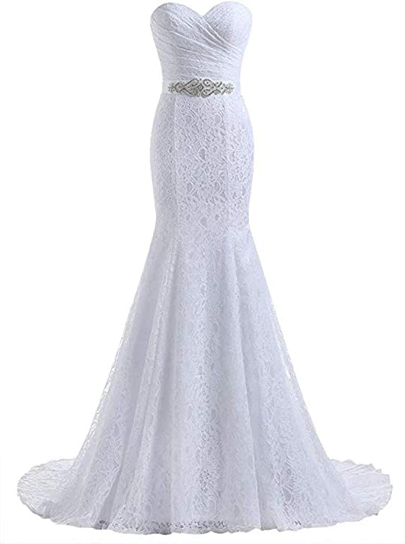 Women's Lace Mermaid Bridal Wedding Dresses