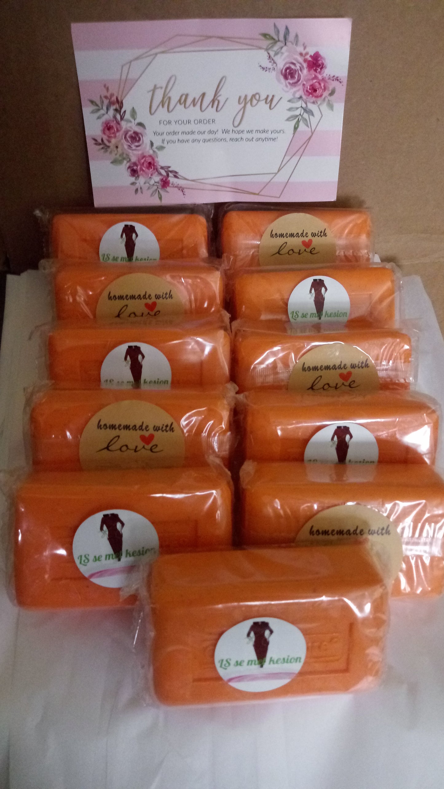 Handmade Narural Carrot Soaps