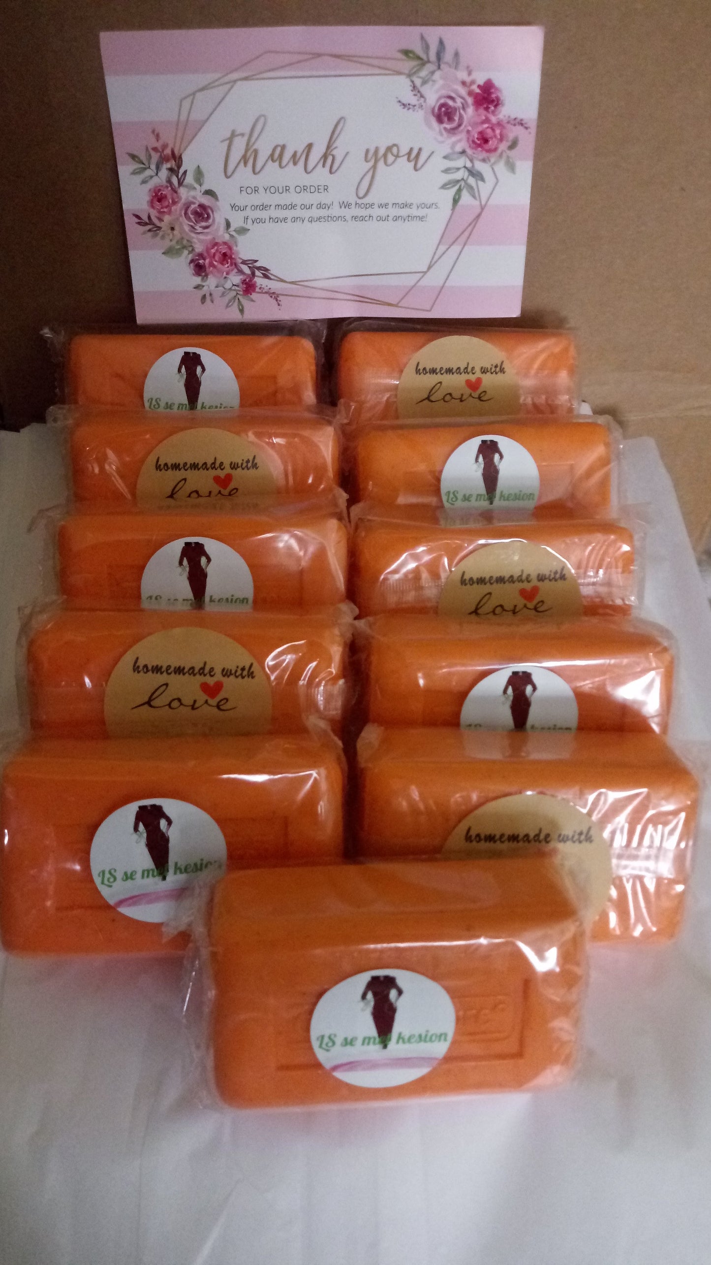 Handmade Narural Carrot Soaps
