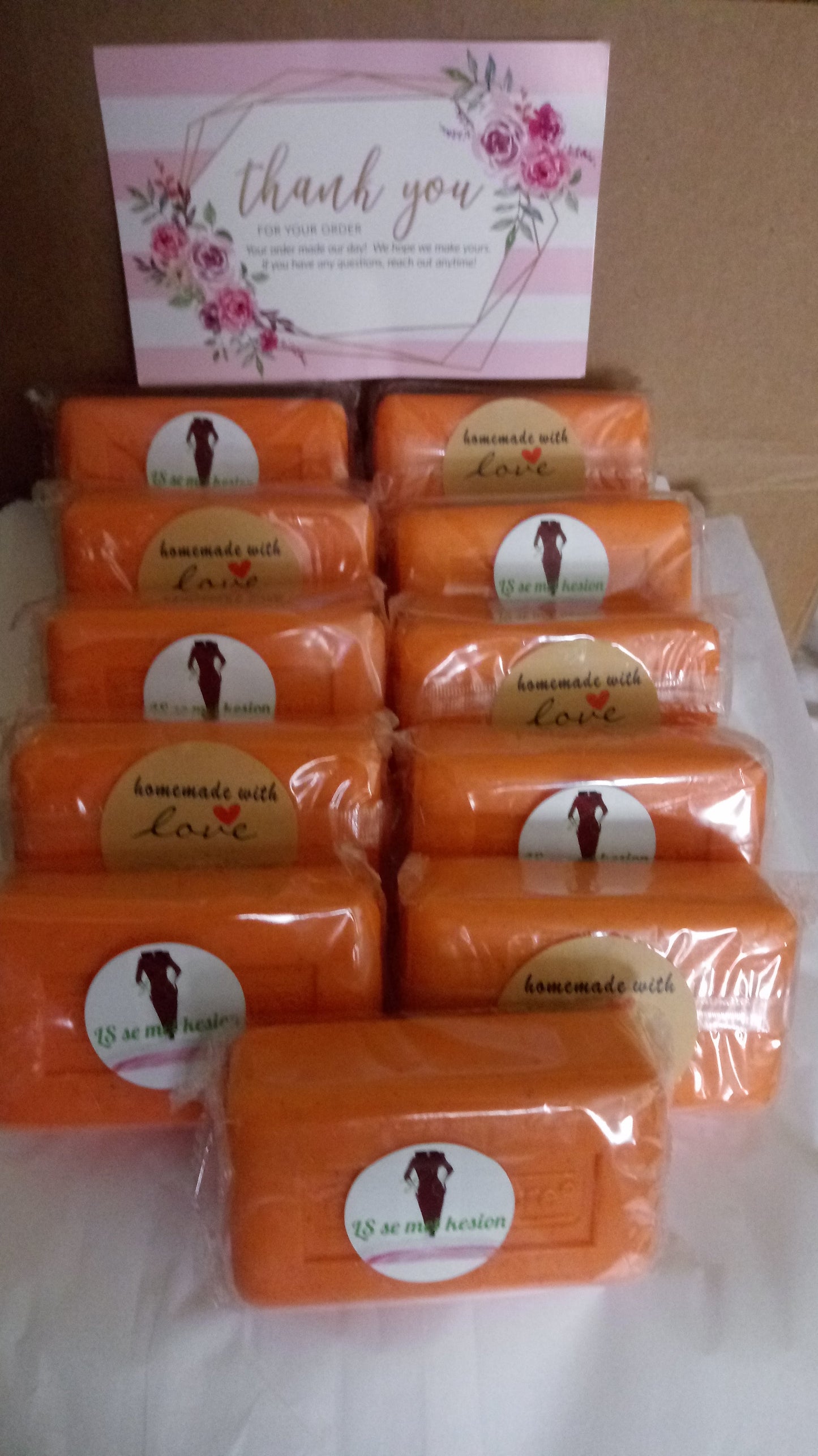 Handmade Narural Carrot Soaps