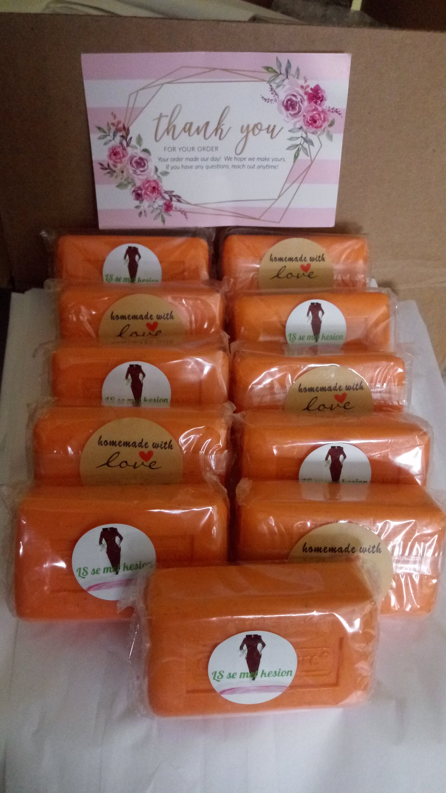 Handmade Narural Carrot Soaps