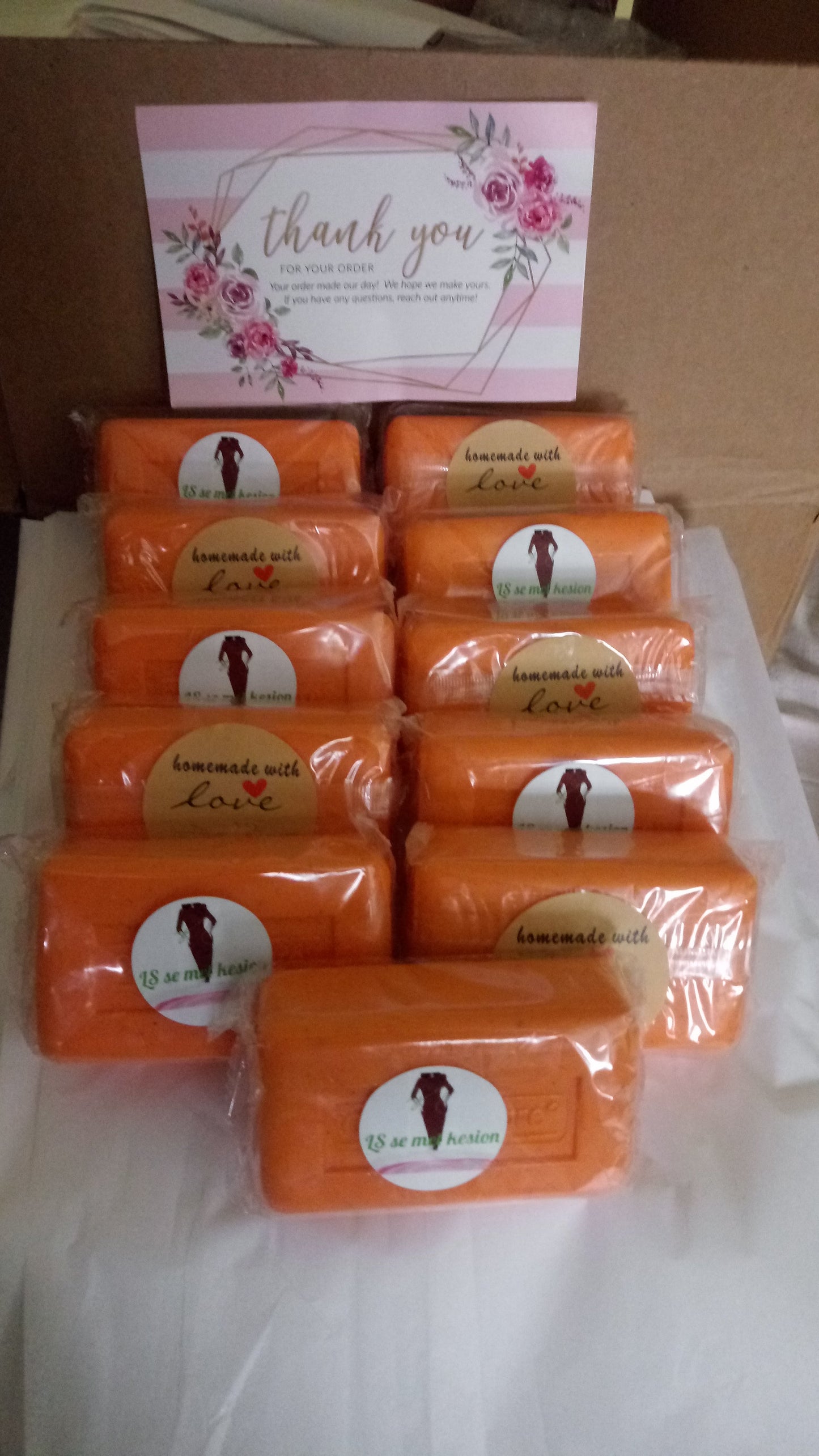 Handmade Narural Carrot Soaps