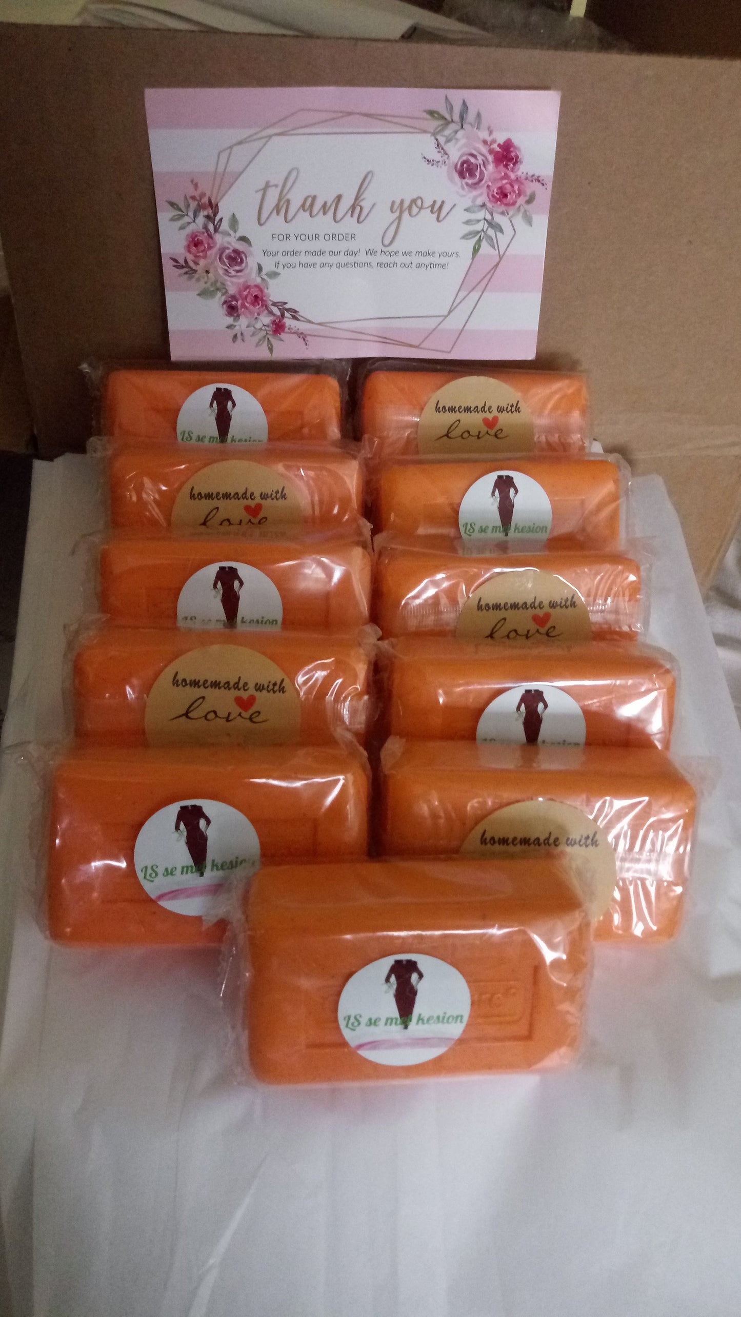 Handmade Narural Carrot Soaps