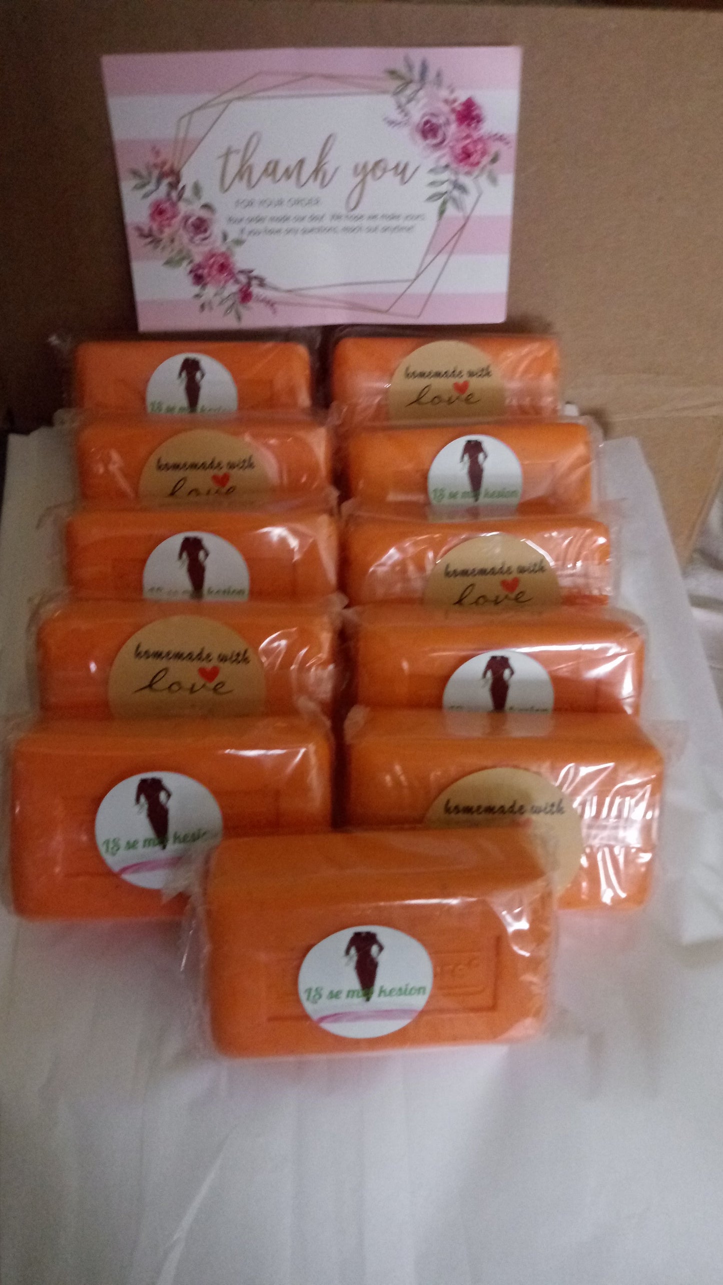 Handmade Narural Carrot Soaps