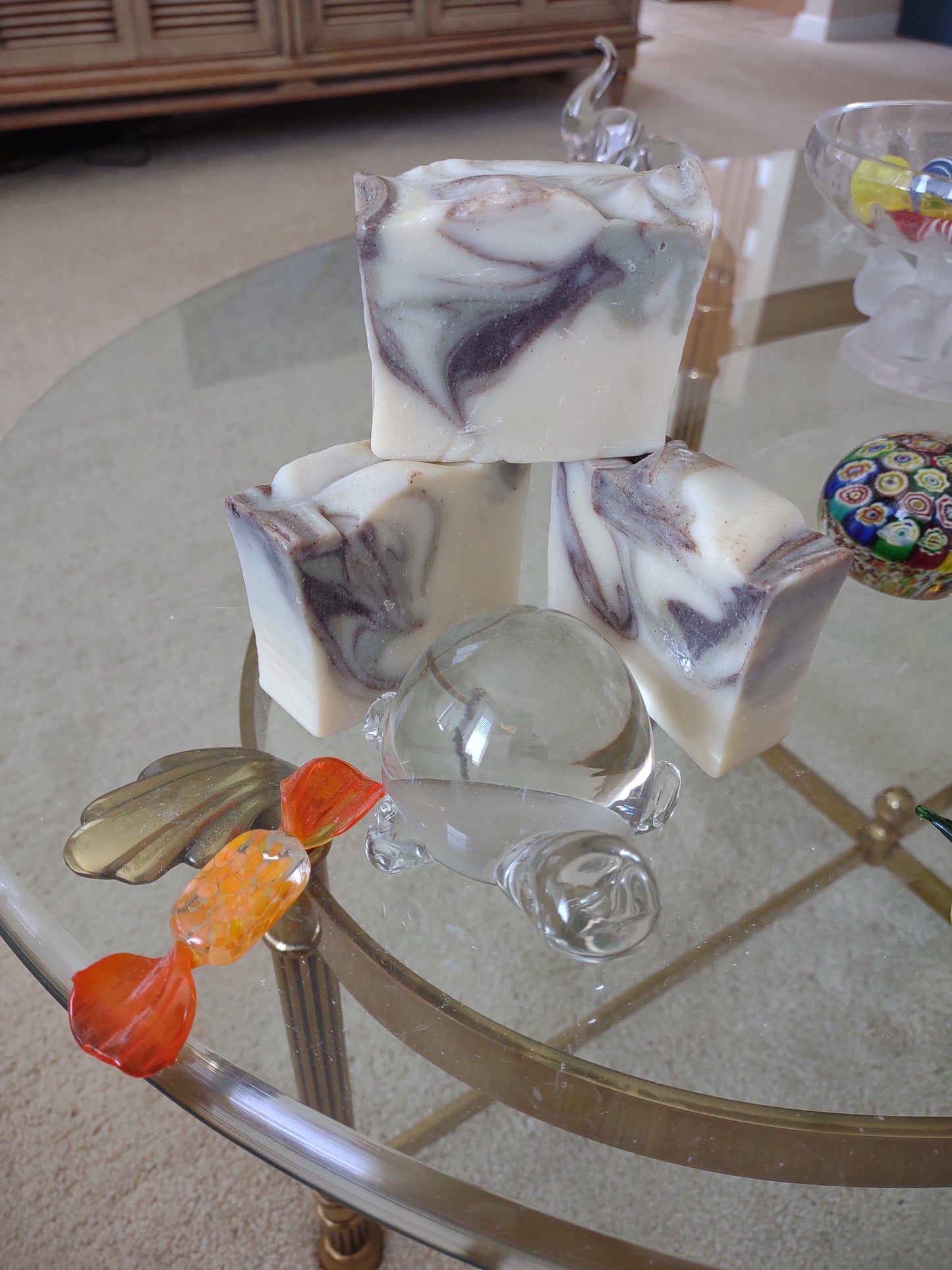 Handmade Organic Soap |Citron,Lemon |Verbena |Eucalyptus |Coconut |Oatmeal |Aloe |Green Argyle |Turmeric |Carrot etc...
