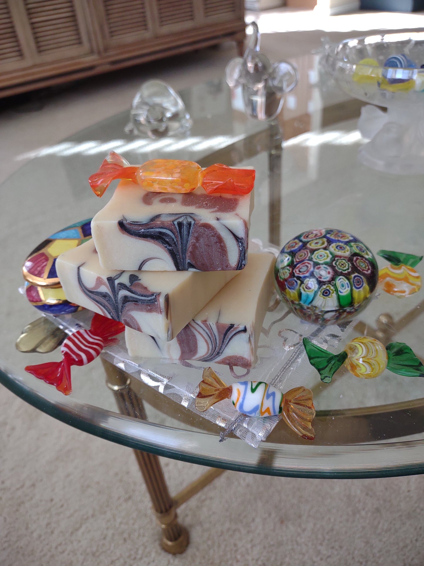 Handmade Organic Soap |Citron,Lemon |Verbena |Eucalyptus |Coconut |Oatmeal |Aloe |Green Argyle |Turmeric |Carrot etc...