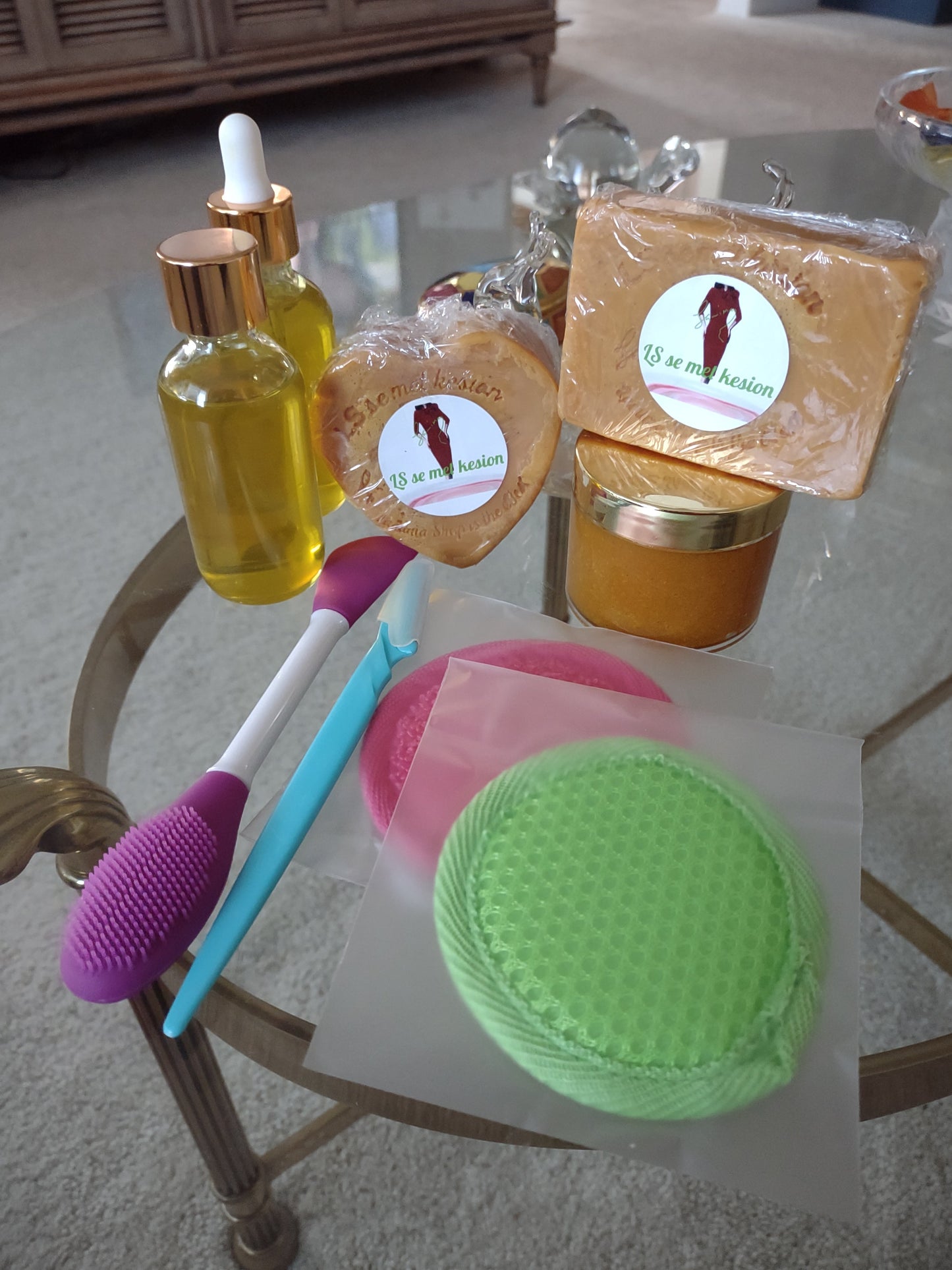 Turmeric Facial and Skin Set | Skin Moisturizer | Organic Products | Turmeric Lotion | Organic Sugar Scrub | Spa Gift Set