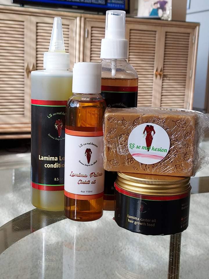 Organic Hair Set | Natural Hair| Shampoo Gift Box | Hair Care| Organic Pomade | Travel size Gift Set