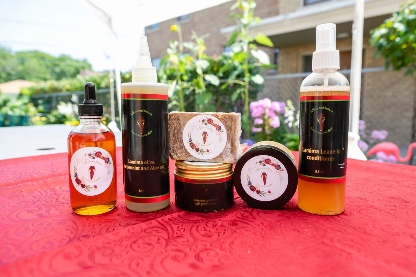 Organic Daily Hair Products-Natural/Bar Shampoo, Peppermint Oil, Pomade, Castor Oil & Leave-In Conditioner/Edge and Serum set Active